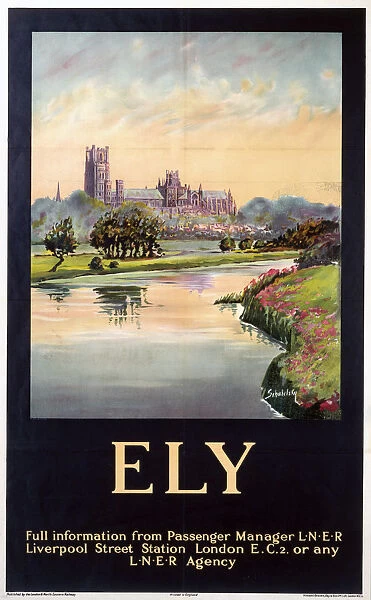 Ely, LNER poster, 1923-1947