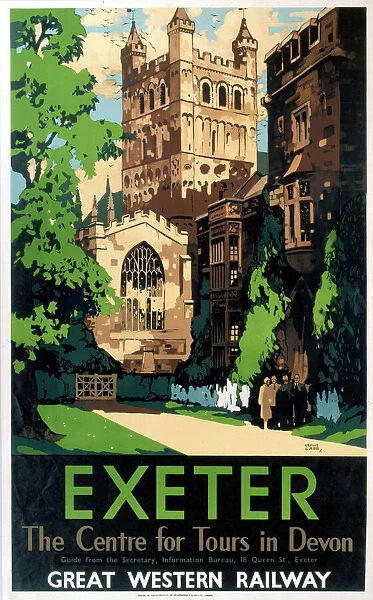 Exeter, GWR poster, 1923-1947