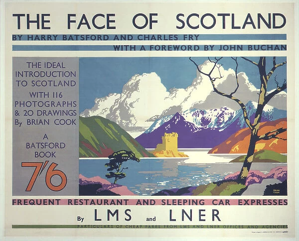 The Face of Scotland, LMS  /  LNER poster, 1935