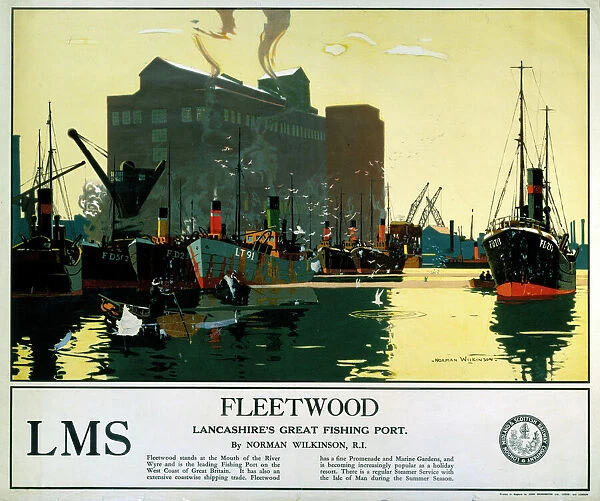 Fleetwood, LMS poster, 1923-1945