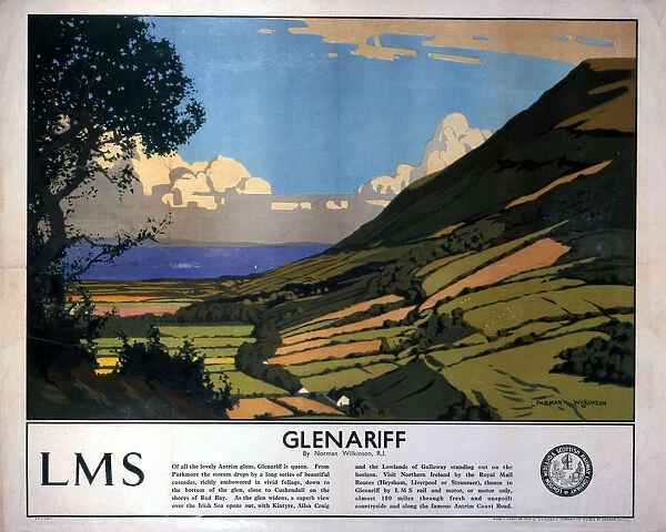 Glenariff, LMS poster, 1923-1947