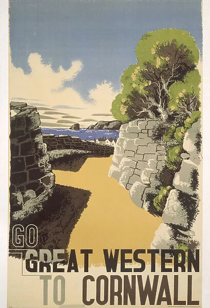 Go Great Western to Cornwall, GWR poster, 1932