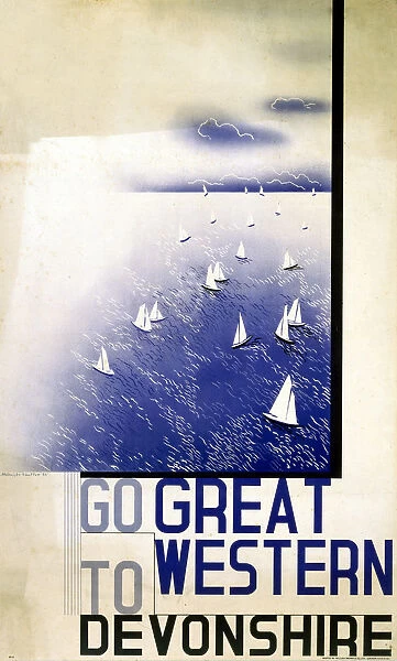 Go Great Western to Devonshire, GWR poster, 1923-1947