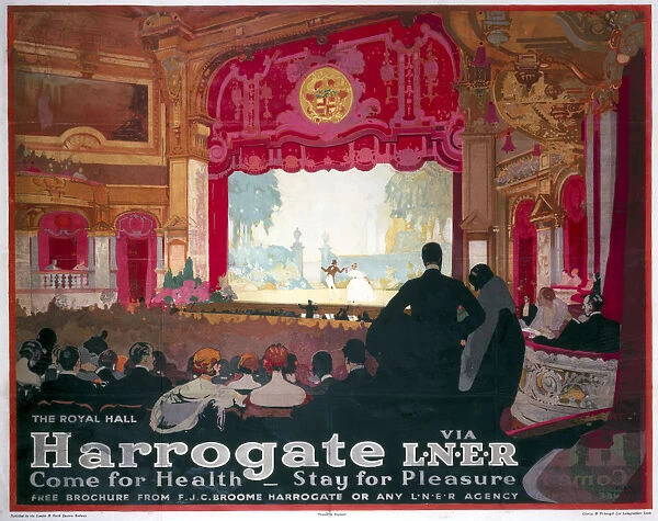 Harrogate: Come for Health, Stay for Pleasure, LNER poster, 1930