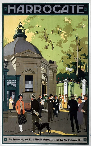 Harrogate, LNER poster, 1923-1947