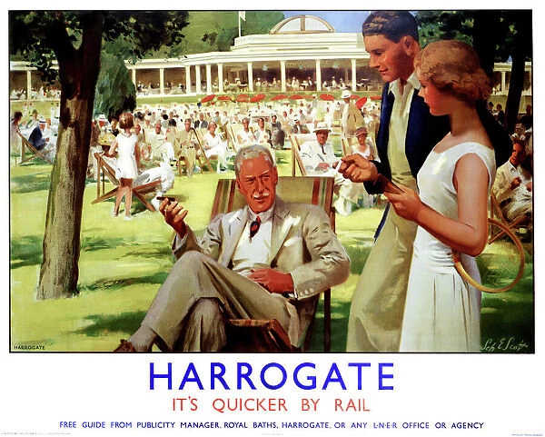 Harrogate, LNER poster, c 1930s