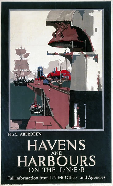 Havens and Harbours, LNER poster, 1931