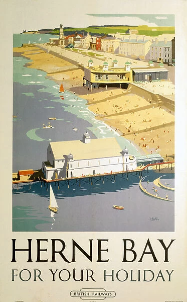 Herne Bay for your Holiday, BR (SR) poster, 1948