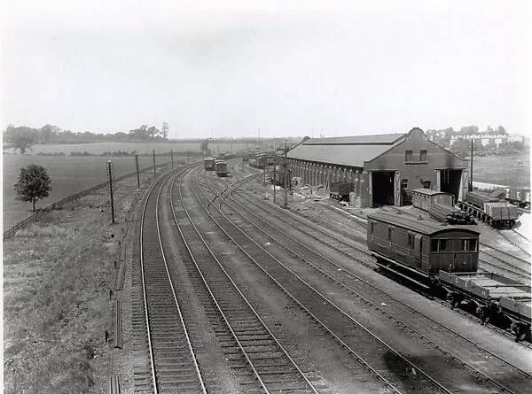 Ipswich railway goods shed, about 1911