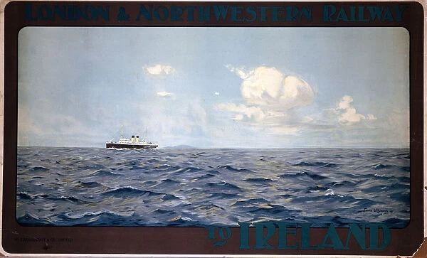 To Ireland, LNWR poster, 1905