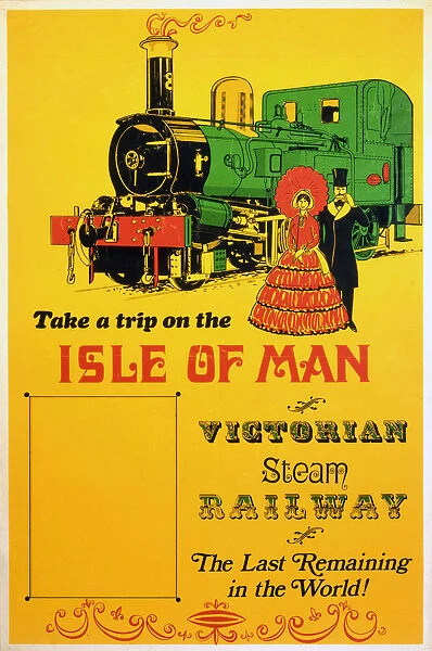 Isle of Man Steam Railway Poster: The last