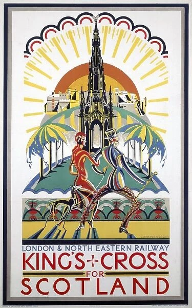 Kings Cross for Scotland, LNER poster, 1923-1947