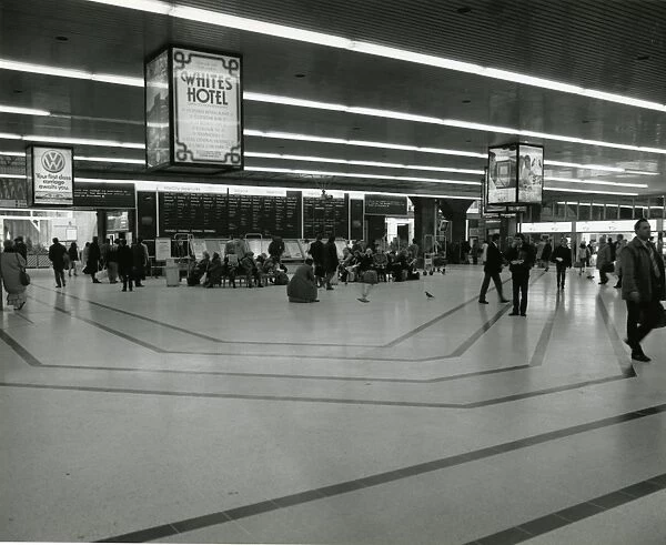 Kings Cross station, London, British Rail, January 1988