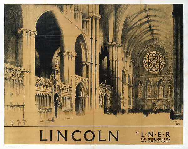 Lincoln, LNER poster, 1930