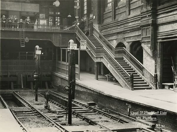 Liverpool Street station, Great Eastern Railway, 13 July 1920