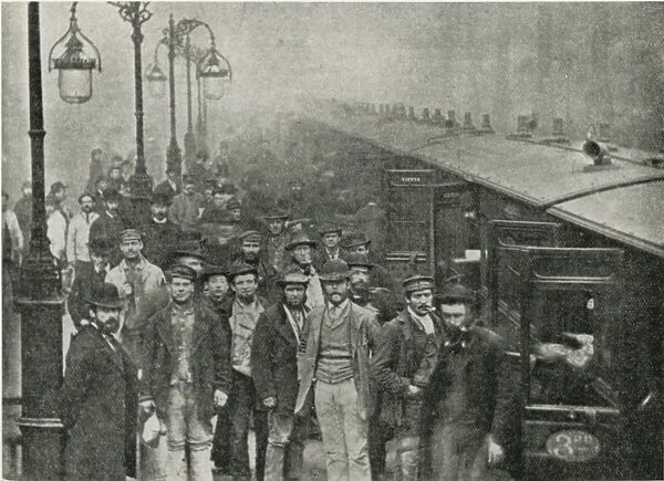 Liverpool Street station, Great Eastern Railway, 25 October 1884