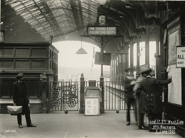 Liverpool Street station, Great Eastern Railway, 2 June 1920