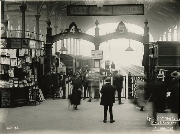 Liverpool Street station, Great Eastern Railway. 2 June 1920