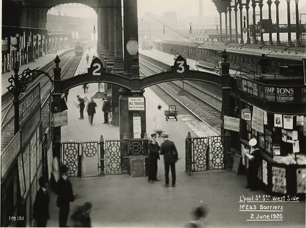 Liverpool Street station, Great Eastern Railway. 2 June 1920