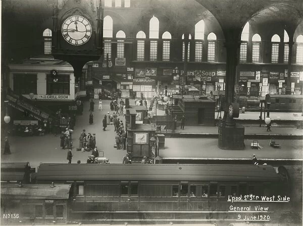 Liverpool Street station, Great Eastern Railway. 9 June 1920