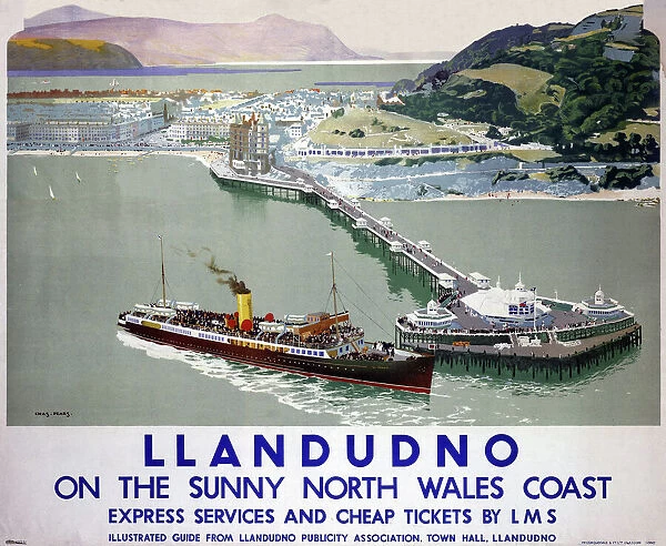 Llandudno, LMS poster, 1923-1947