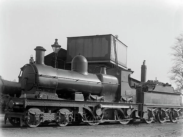 Locomotive no. 3529 at Barnstaple loco shed, with 2000 gallon tender c1926