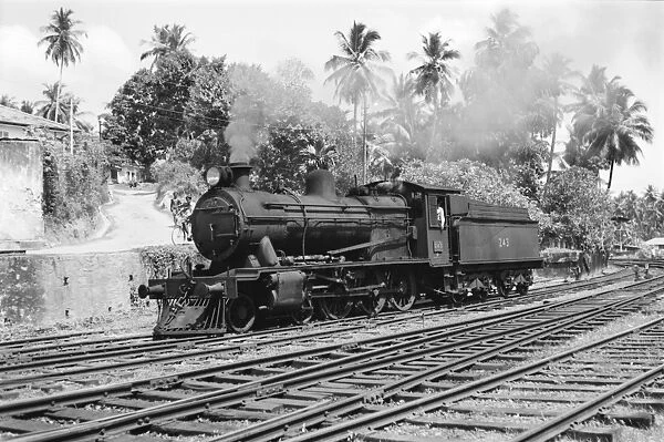 Locomotive in Sri Lanka, 1974