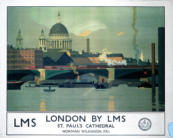 London by LMS, LMS poster, c 1925