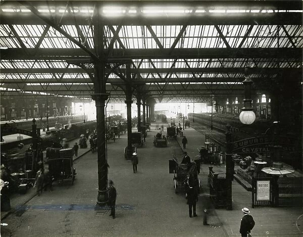London Victoria station, South Eastern & Chatham Railway, c1900