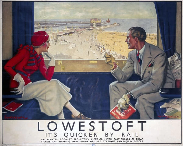 Lowestoft, LNER  /  LMS poster, 1933