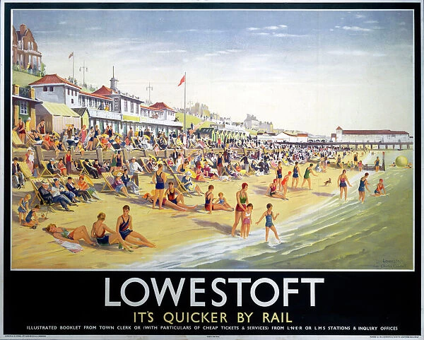 Lowestoft, LNER poster, 1923-1947