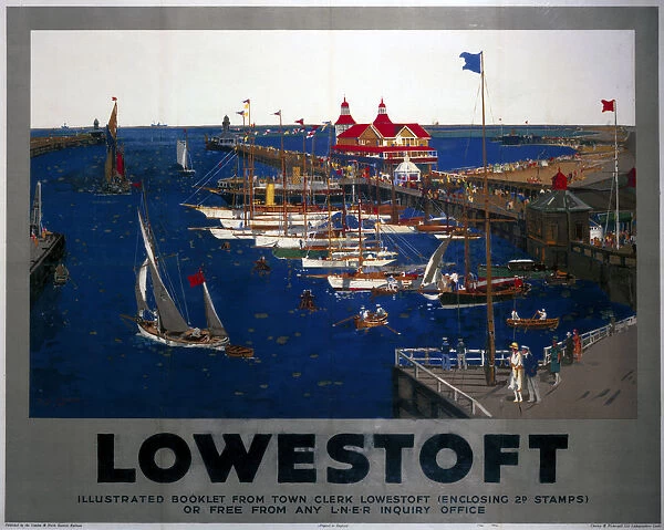 Lowestoft, LNER poster, 1930