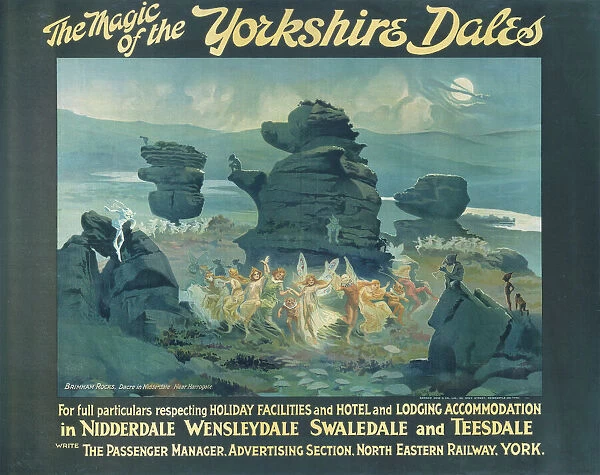 The Magic of the Yorkshire Dales, NER poster, 1914