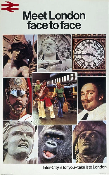Meet London face to face, BR poster, c 1970s