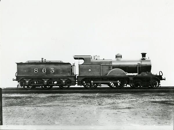 Midland Railway Class 2, 4-4-0 steam locomotive number 502. Specially painted for