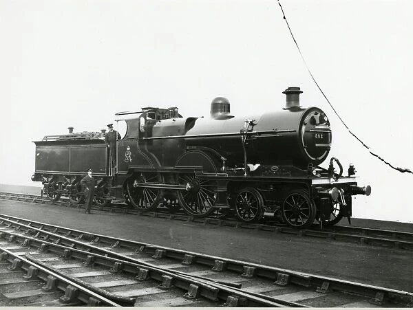 Midland Railway Class 2, 4-4-0 steam locomotive number 336 backhead and controls