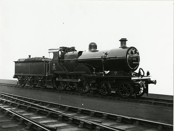 Midland Railway Class 2, 4-4-0 steam locomotive number 375 backhead and controls