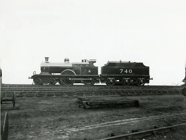 Midland Railway Class 2, 4-4-0 steam locomotive. Drawing no. 09-7885 showing general arrangement