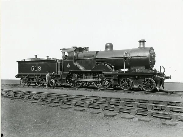 Midland Railway Class 2, 4-4-0 steam locomotive number 518