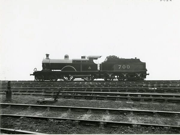 Midland Railway Class 3, 4-4-0 (700 class) steam locomotive. Drawing no. 08-7560