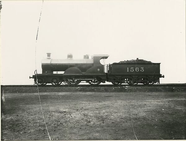 Midland Railway Class 3, 4-4-0 steam locomotive number. Built Derby in September