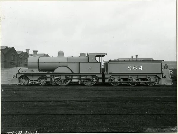 Midland Railway Class 3, 4-4-0 steam locomotive number 762. Built Derby 1905 as 852