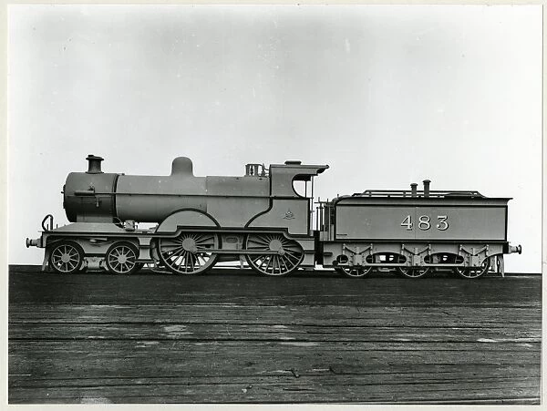 Midland Railway Class 3, 4-4-0 steam locomotive number 762. Built Derby 1905 as 852