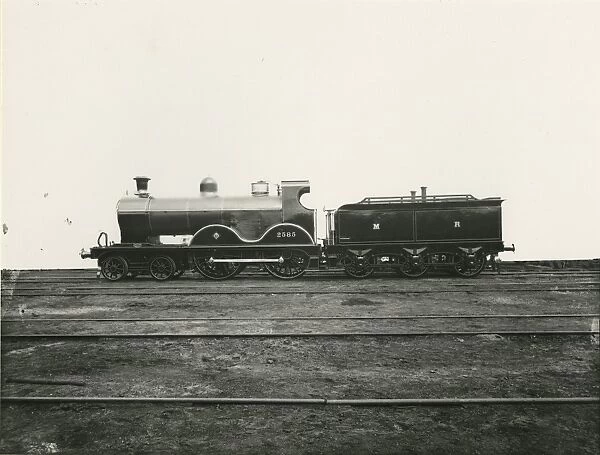 Midland Railway Class 4, 4-4-0 steam locomotive number 990. Built Derby in October