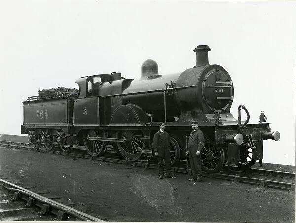 Midland Railway Class 4, 4-4-0 steam locomotive (990 class). Drawing no. 10-8003
