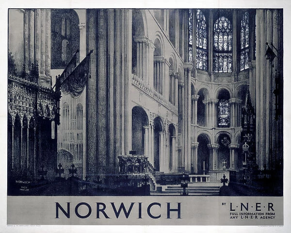 Norwich, LNER poster, 1923-1947
