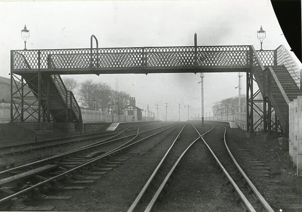 The Oaks station, Bolton, Lancashire and Yorkshire Railway, about 1902. View of the station