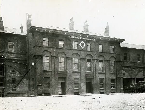 Oldham Road goods depot, Manchester. The former Manchester and Leeds Railway offices building