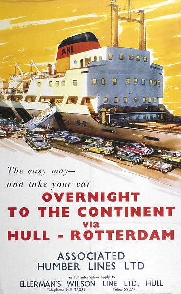 Overnight to the Continent, BR poster, 1961