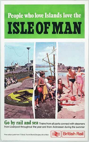 People who love islands love the Isle of Man, BR, 1970
